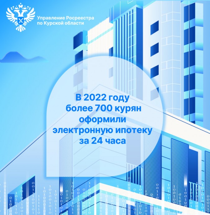 В 2022 году более 700 курян оформили электронную ипотеку за 24 часа.